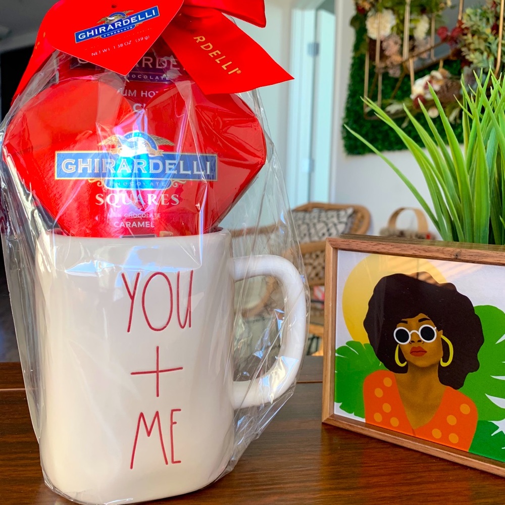 2/$25 Rae Dunn You + Me Mug Ghiraradelli Gift Set